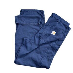 Carhartt FR Lightweight Canvas Work Pants Navy - Men's 34x30